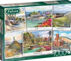 Falcon de Luxe - Legpuzzel - Welcome to Wales - 1000 stukjes