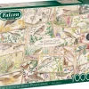 Falcon de Luxe - Legpuzzel - The Country Diary 4 Seasons - 1000 stukjes