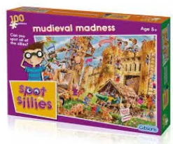 Gibsons - Legpuzzel - Mudieval Madness - 100 stukjes