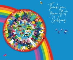 Gibsons - Legpuzzel - Rainbow Heros (Rond) - 500 stukjes