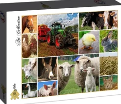 Grafika - Legpuzzel - Collage - Boerderijdieren - 1500 stukjes