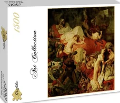 Grafika - Legpuzzel - De Dood van Sardanapalus - 1500 stukjes