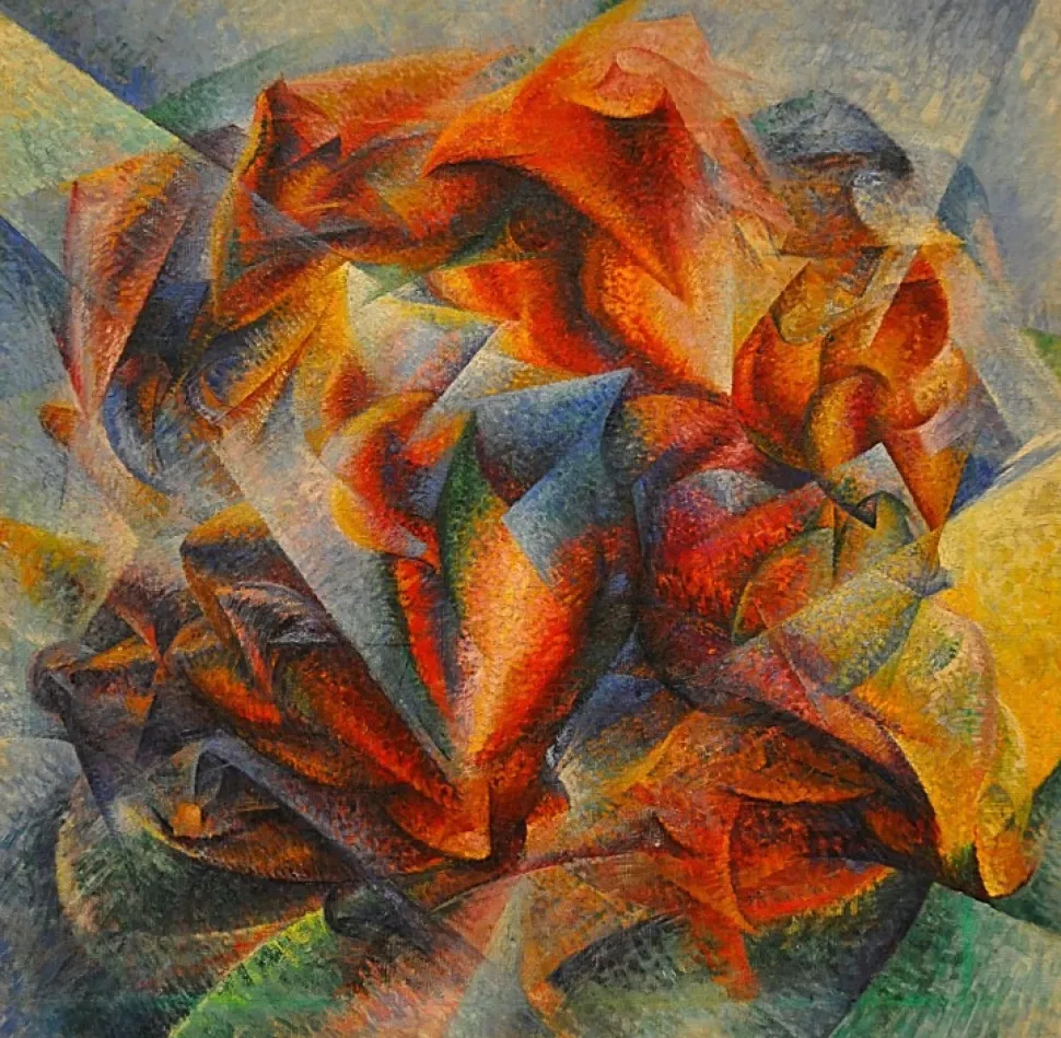 Grafika - Legpuzzel - De Dynamiek van een Voetballer-1913 - 1000 stukjes
