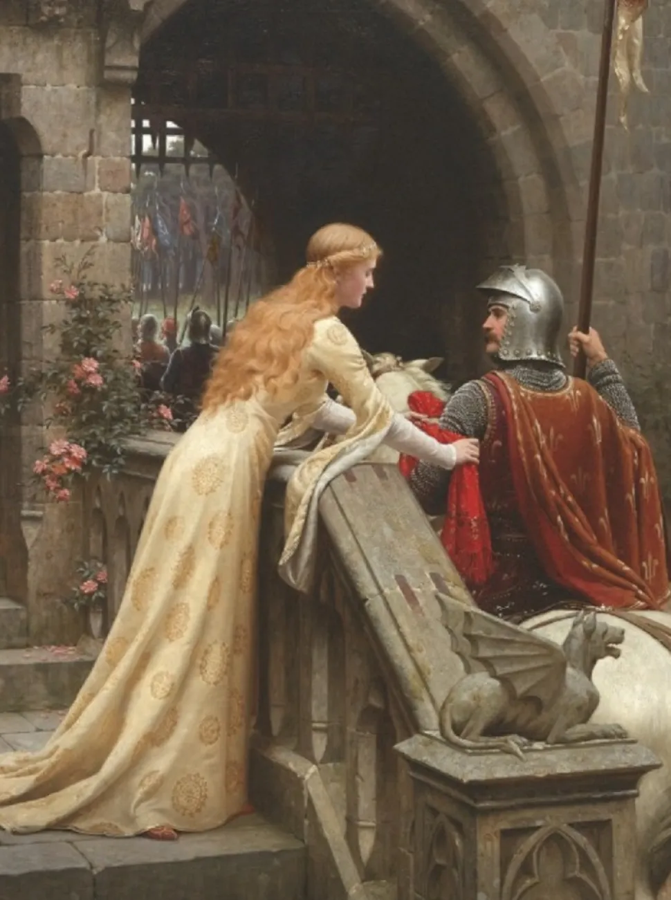Grafika - Legpuzzel - Edmund Blair Leighton: Dieu te Protégé, 1 - 2000 stukjes