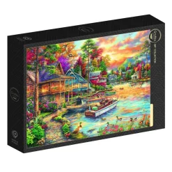 Grafika - Legpuzzel - Freedom at the Lake - 1000 stukjes