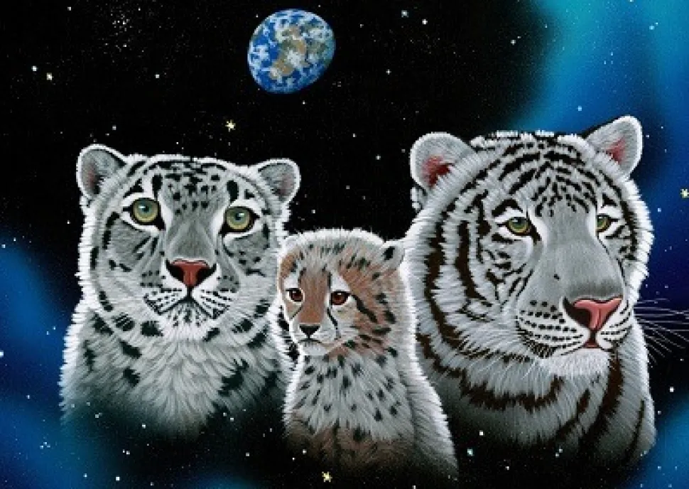 Grafika - Legpuzzel - Gentle Family - 2000 stukjes