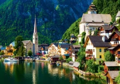 Grafika - Legpuzzel - Hallstatt, Austria - 1000 stukjes