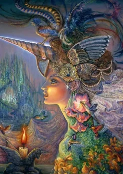 Grafika - Legpuzzel - Josephine Wall - My Lady Unicorn - 1000 stukjes