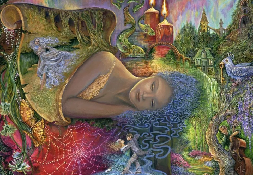 Grafika - Legpuzzel - Josephine Wall - Dreaming in Color - 1000 stukjes