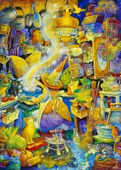 Grafika - Legpuzzel - Keukenheks - 1000 stukjes