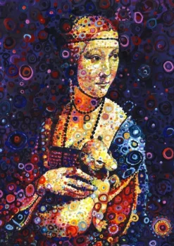 Grafika - Legpuzzel - Lady with an Ermine - Sally Rich - 1500 stukjes