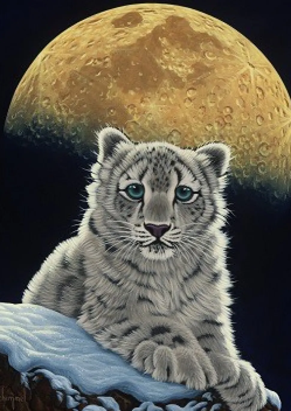 Grafika - Legpuzzel - Moon Leopard - 2000 stukjes