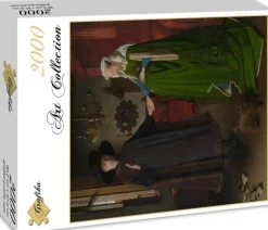 Grafika - Legpuzzel - Portret van Giovanni Arnolfini en zijn Vrouw - 2000 stukjes