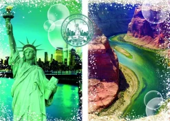 Grafika - Legpuzzel - USA - 2000 stukjes