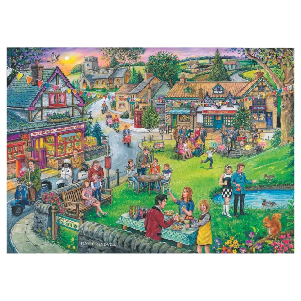 House of Puzzles - Legpuzzel - Sixties Green - 250XL stukjes