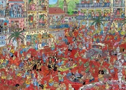 Jumbo - Jan van Haasteren - Legpuzzel - La Tomatina - 1000 stukjes