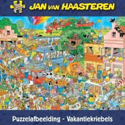 Jumbo - Jan van Haasteren - Legpuzzel - De Muziekwinkel en Vakantiekriebels - 2 x 1000 stukjes