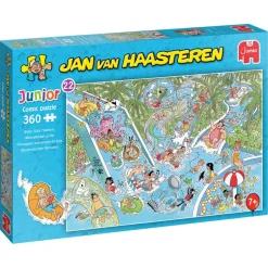 Jumbo - Jan van Haasteren - Junior 22 Legpuzzel - Waterglijbaangekte - 360 stukjes