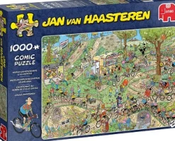 Jumbo - Jan van Haasteren - Legpuzzel - Veldrijden, - 1000 stukjes