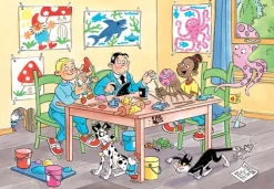 Jumbo - Jan van Haasteren - Junior 20 Legpuzzel - Creatief Met Klei - 150 stukjes