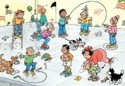 Jumbo - Jan van Haasteren - Junior 4 Legpuzzel - Speelkwartiertje - 240 stukjes