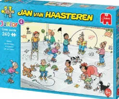 Jumbo - Jan van Haasteren - Junior 4 Legpuzzel - Speelkwartiertje - 240 stukjes