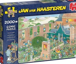 Jumbo - Jan van Haasteren - Legpuzzel - De Kunstmarkt - 2000 stukjes