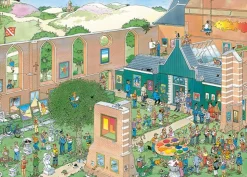 Jumbo - Jan van Haasteren - Legpuzzel - De Kunstmarkt - 2000 stukjes
