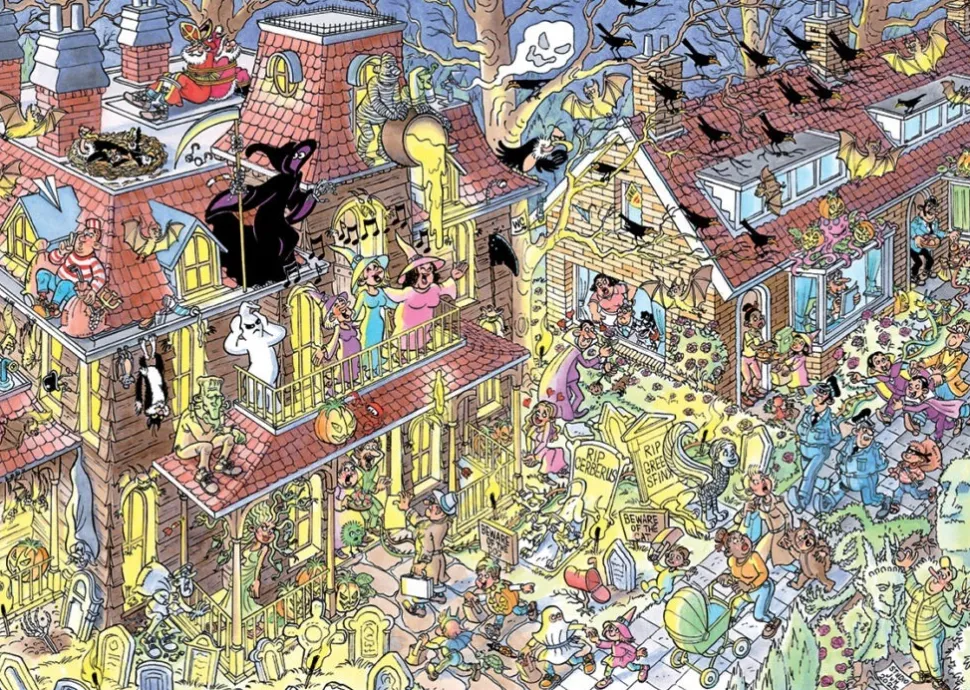 Jumbo - Jan van Haasteren - Legpuzzel - Trick or Treat - 500 stukjes