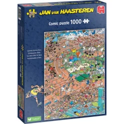 Jumbo - Jan van Haasteren - Legpuzzel - Zomerspelen Parijs - 1000 stukjes