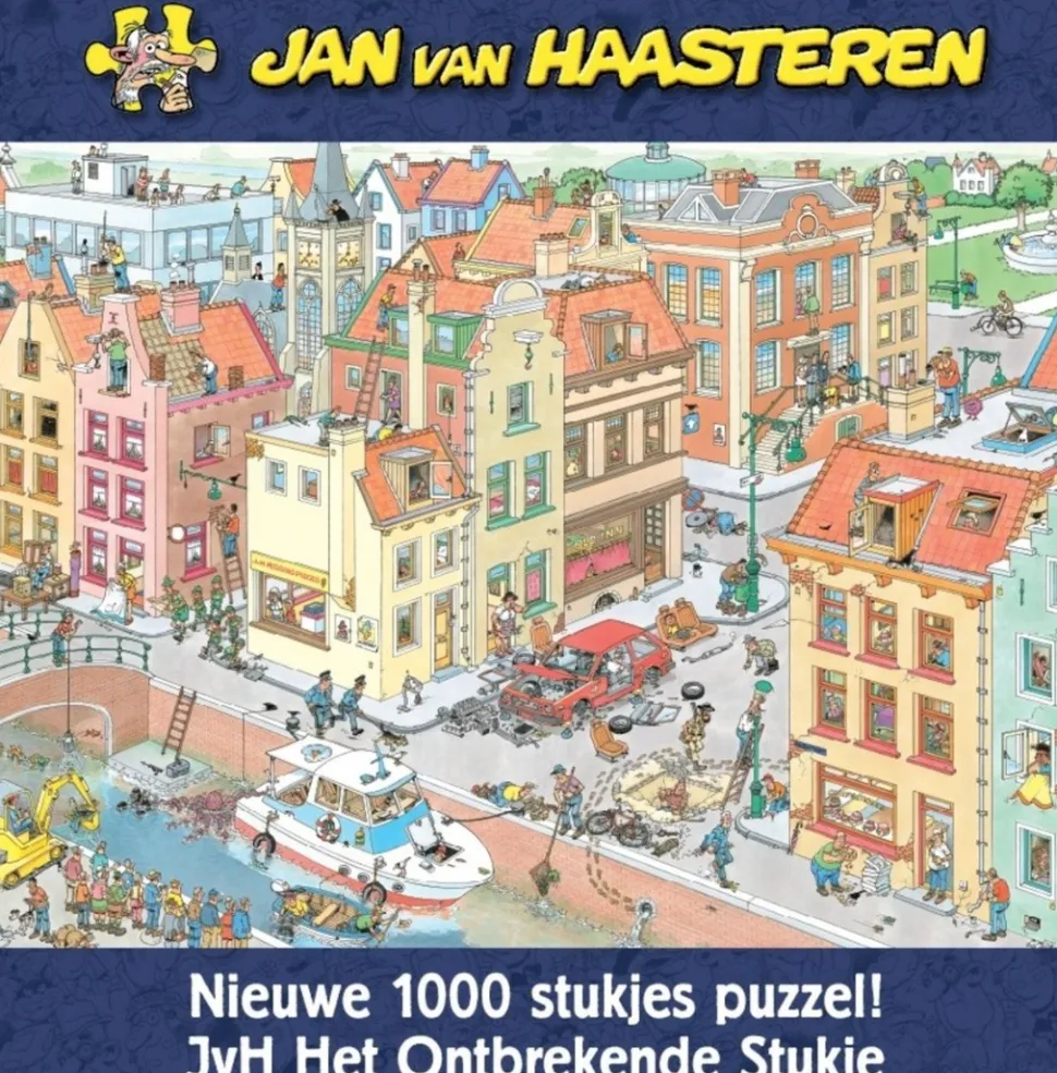 Jumbo - Jan van Haasteren - Legpuzzel - Het Ontbrekende Stukje - 1000 stukjes