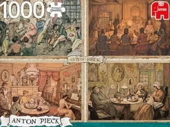 Jumbo - Legpuzzel - Vermaak in de Woonkamer, A. Pieck - 1000 stukjes