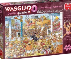 Jumbo - Legpuzzel - Wasgij Destiny Retro 4 - De Wasgij Spelen! - 1000 stukjes