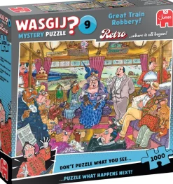 Jumbo - Legpuzzel - Wasgij Mystery Retro 9 - De Grote Treinroof - 1000 stukjes