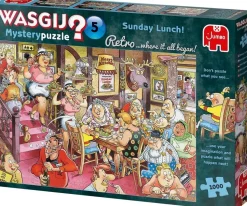 Jumbo - Legpuzzel - Wasgij Mystery Retro 5 - Zondagse Lunch! - 1000 stukjes
