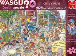 Jumbo - Legpuzzel - Wasgij Destiny Retro 6 - Child's Play! - 1000 stukjes