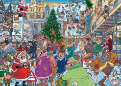 Jumbo - Legpuzzel - Wasgij Christmas 19, Santa Dash! - 2x1000 stukjes (1 Puzzel GRATIS)