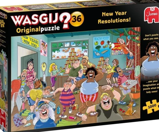 Jumbo - Legpuzzel - Wasgij Original 36 Goede Voornemens! - 1000 stukjes