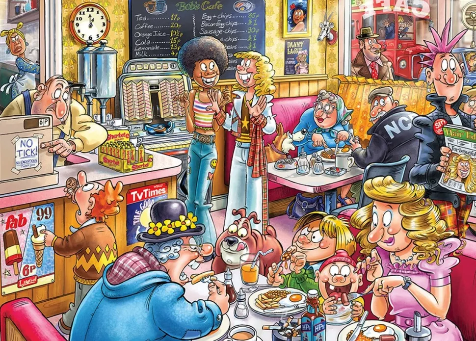 Jumbo - Legpuzzel - Wasgij Destiny 27 - Van Cafetaria naar Koffiebar! - 1000 stukjes