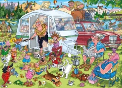 Jumbo - Legpuzzel - Wasgij Destiny 29 - Op De Camping - 1000 stukjes