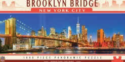 Master Pieces - Panorama - Legpuzzel - City Panoramics - Brooklyn Bridge - 1000 stukjes