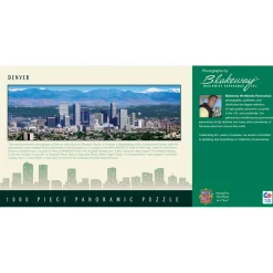 Master Pieces - Panorama Legpuzzel - City Panoramics - Denver, Colorado - 1000 stukjes