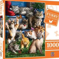 MasterPieces - Legpuzzel - Butterfly Chasers - 1000 stukjes