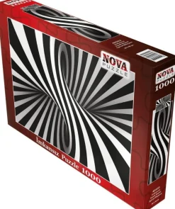 Nova - Legpuzzel - Zwart Wit-Spiraal - 1000 stukjes