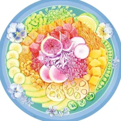 Ravensburger - Ronde Legpuzzel - Poke Bowl - 500 stukjes