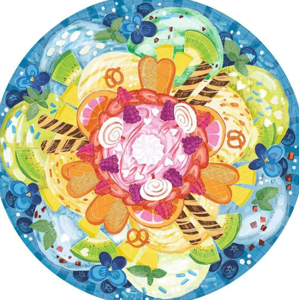 Ravensburger - Ronde Legpuzzel - Ice Cream - 500 stukjes