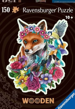 Ravensburger - Houten Contour Legpuzzel - Bonte Vos - 150 stukjes