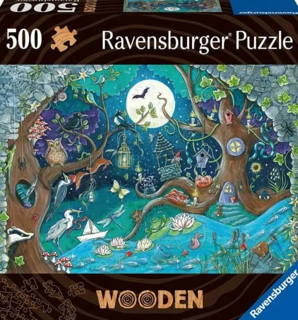 Ravensburger - Houten Legpuzzel - Fantasy Forest - 500 stukjes