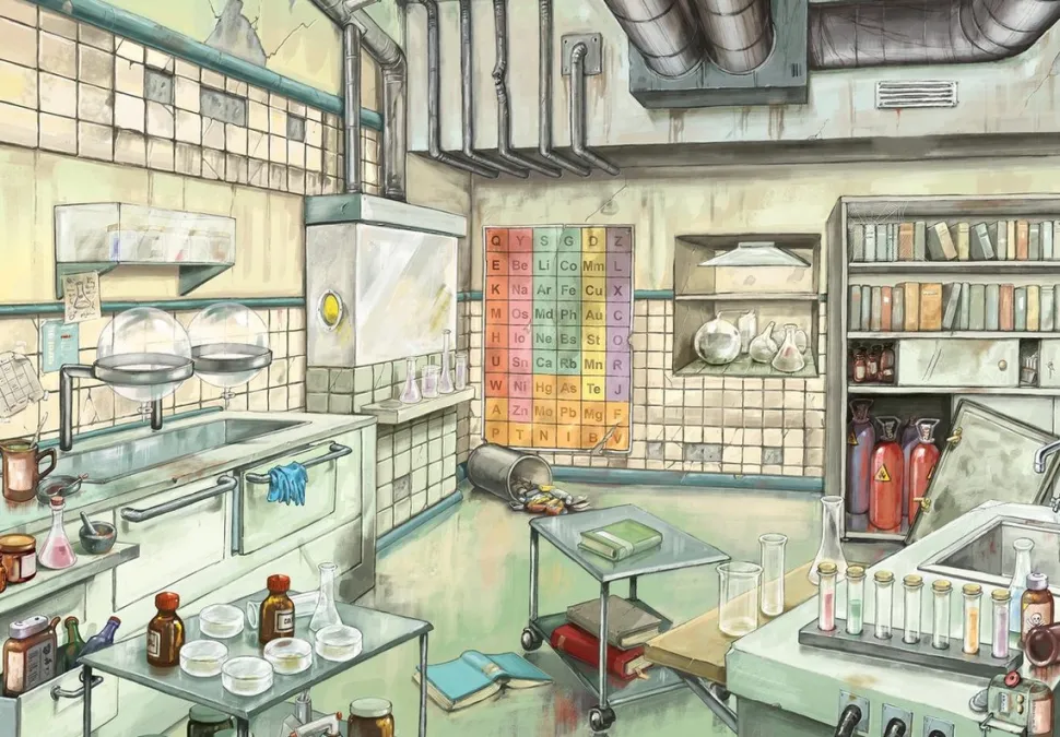 Ravensburger - Legpuzzel - Escape Chemistry Lab - 368 stukjes