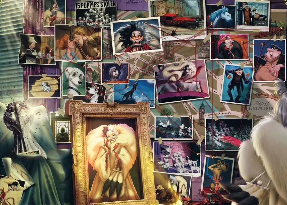 Ravensburger - Legpuzzel - Villainous Cruella de Vil - 1000 stukjes